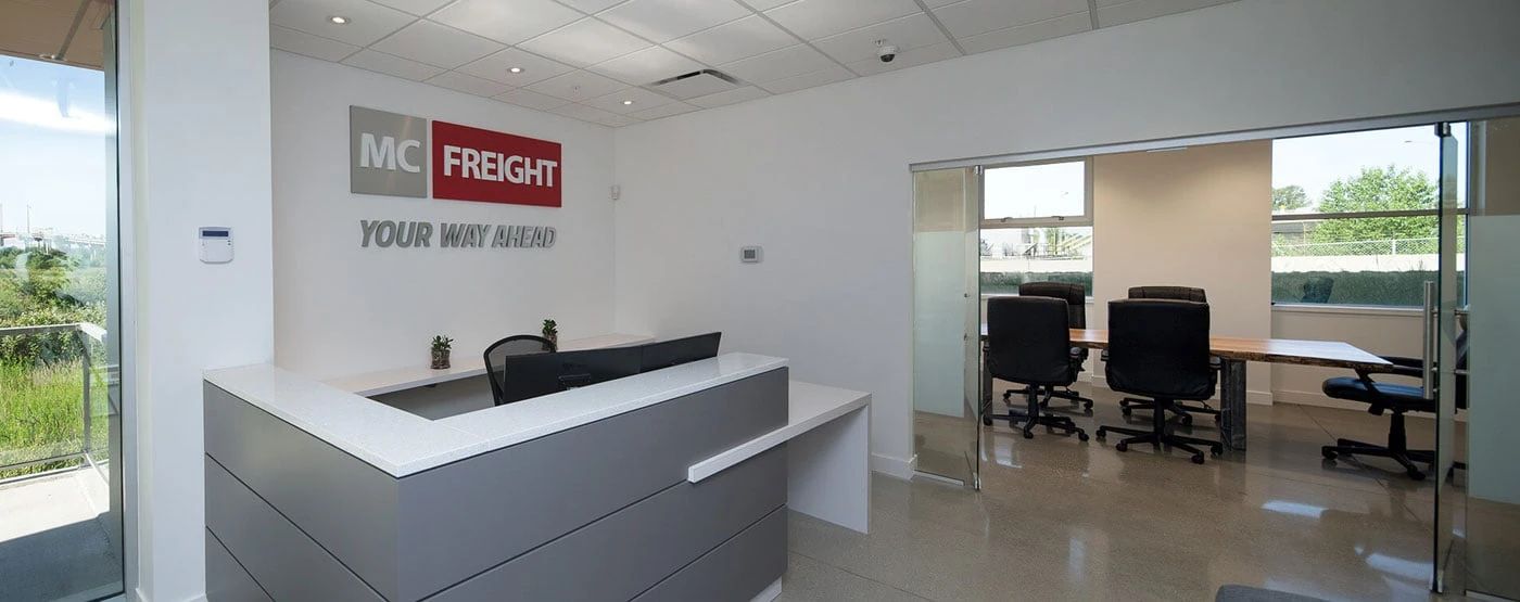 MC Freight reception area.